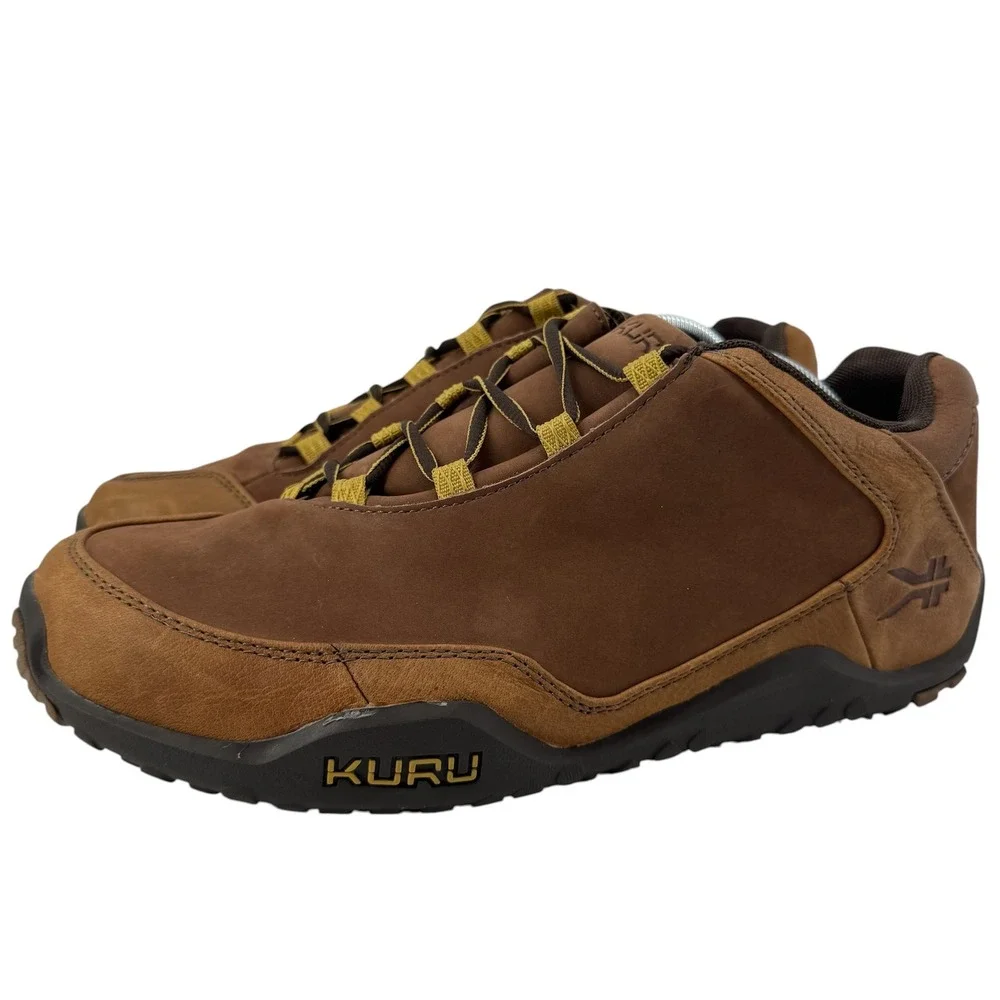 Kuru Chicane Hiking Shoes Mens 11 Brown Leather Nubuck Trail Sneakers 100613E